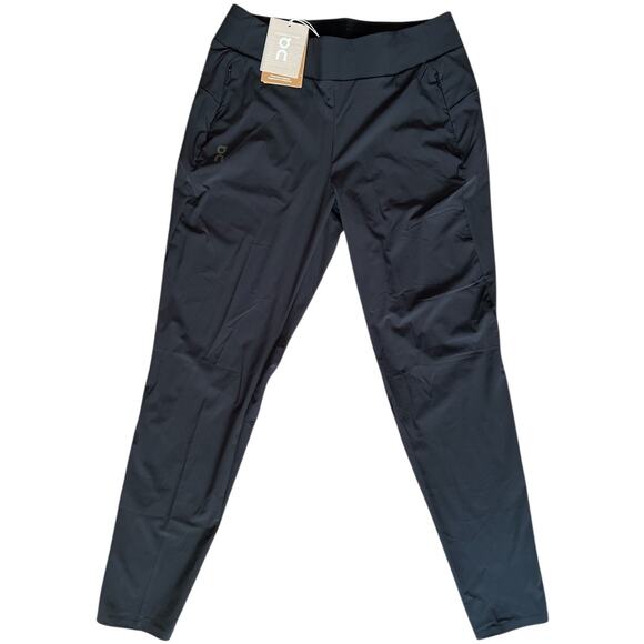 On Cloud Running Black Pull-on High Waist Pants, XL - Picture 1 of 16